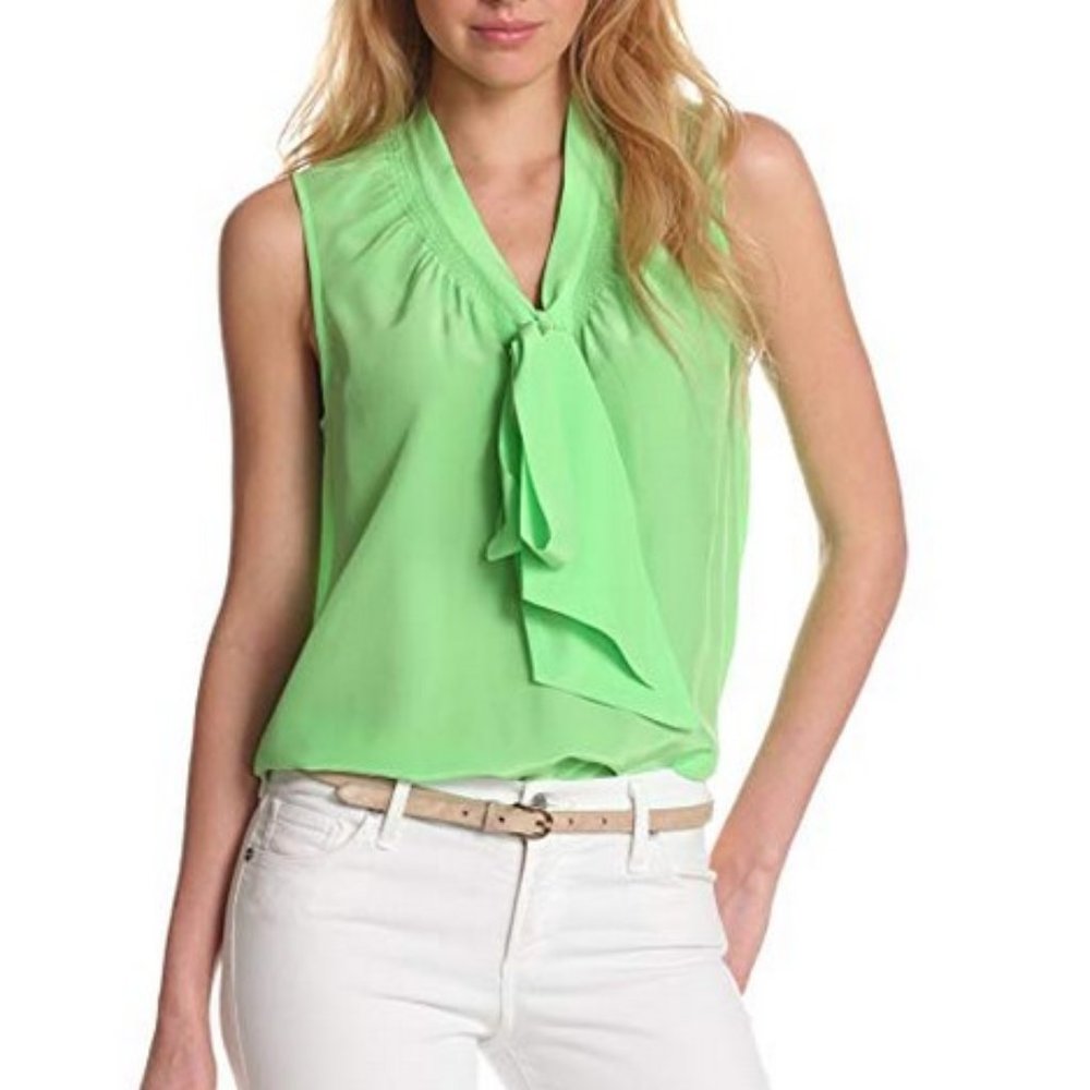 Lilly Pulitzer Green Sleeveless Blouse